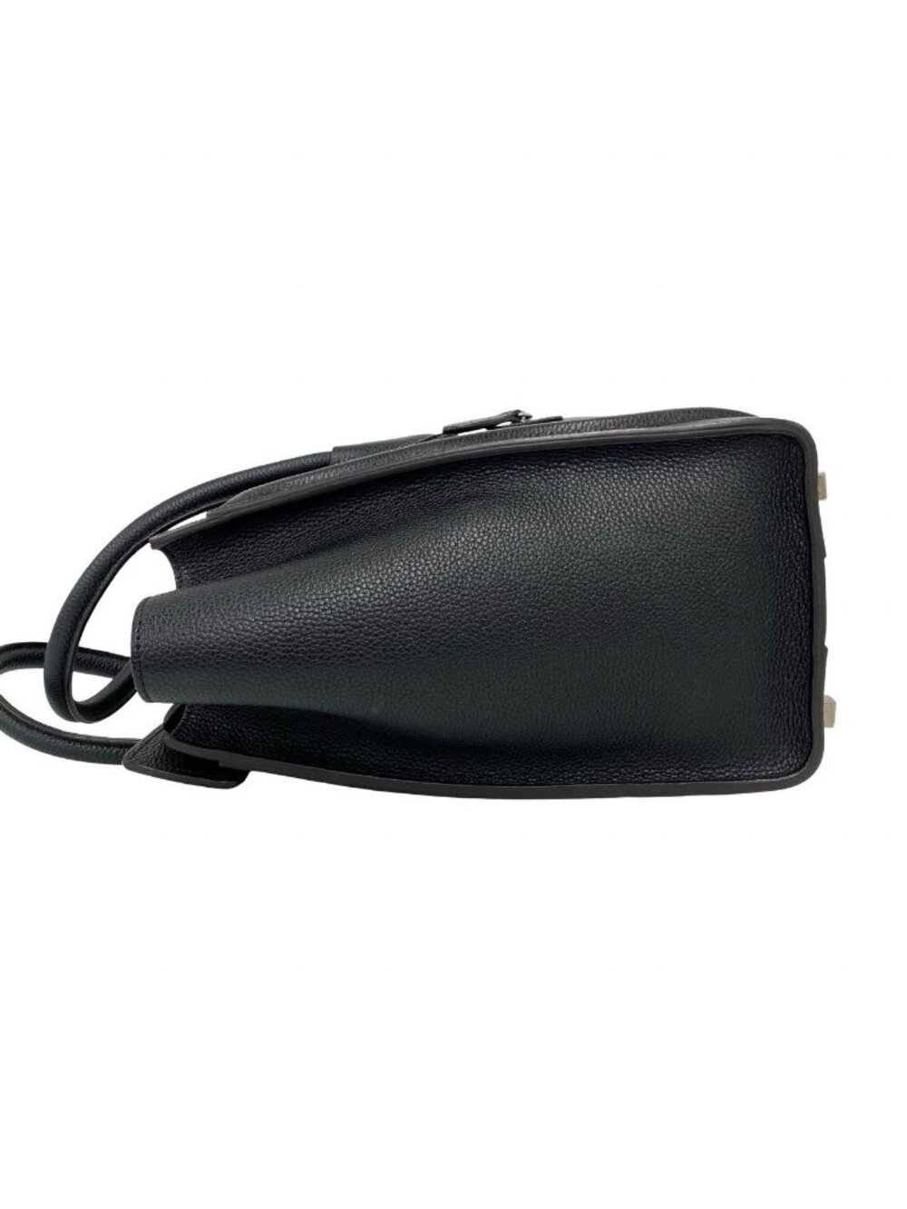 Celine Luggage Micro Leather Boston Bag Tote Black - Picture 5 of 10